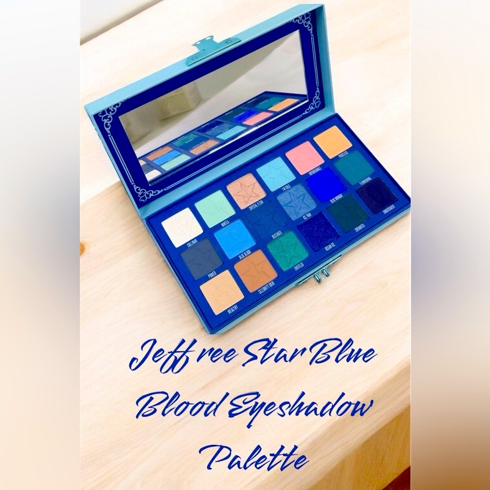 Jeffree Star Blue Blood Eyeshadow Palette with Box (18 shades) ~ NEW!